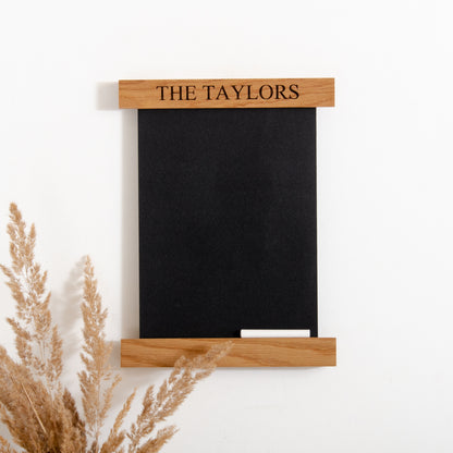 Personalised floating frame chalkboard