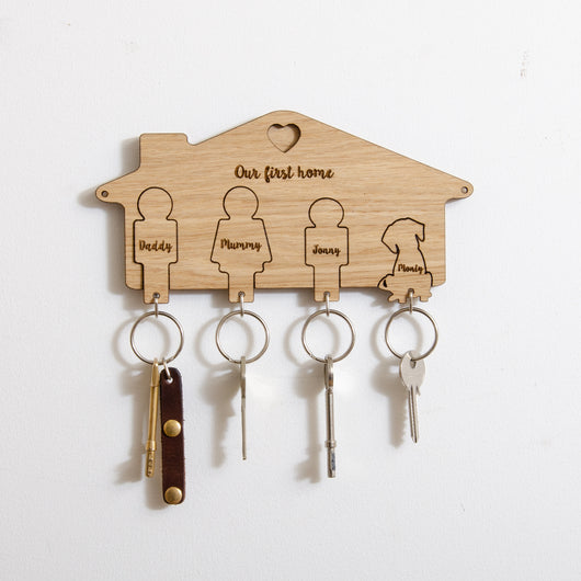 Key Ring Holder Where Memories Are Made Family Key Holder 