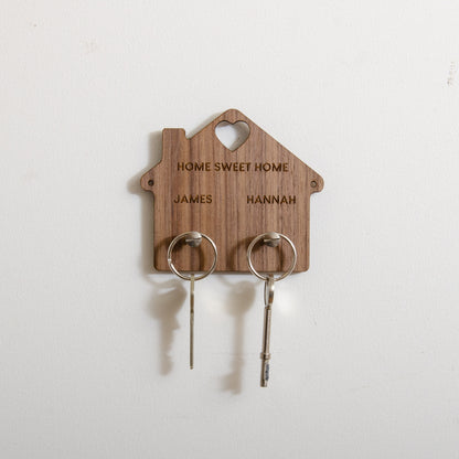 Personalised house key ring holder