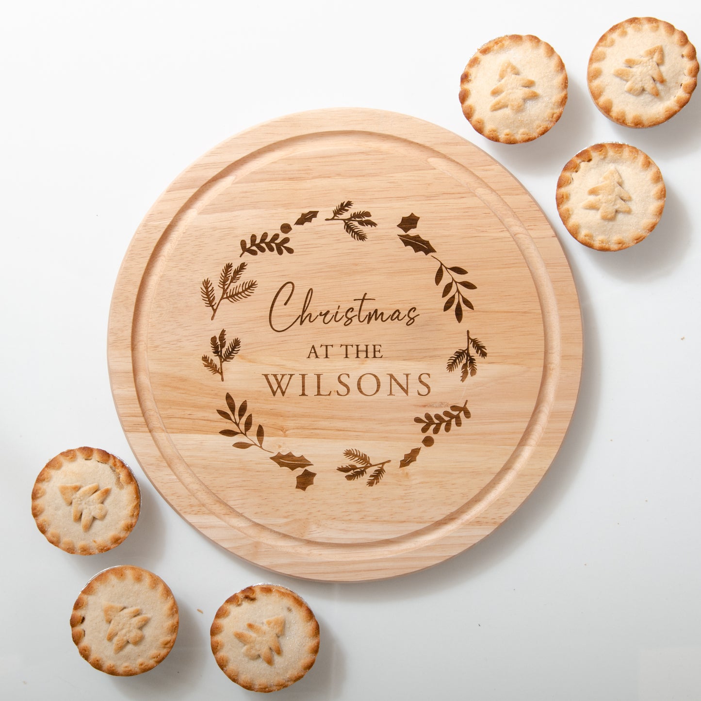 Personalised Christmas chopping board