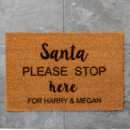 Personalised door mat - Stag Design