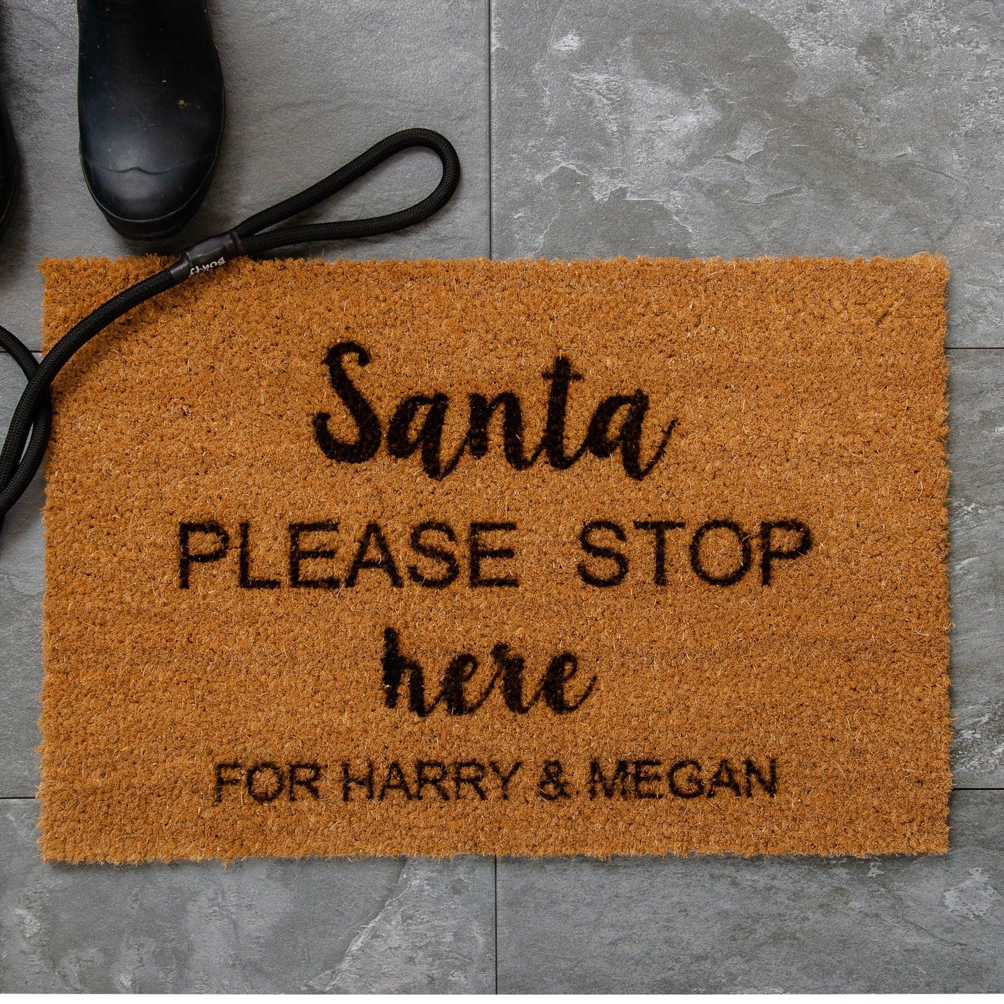 Personalised door mat - Stag Design