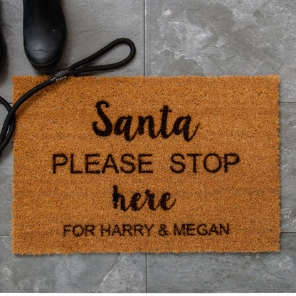 Personalised door mat - Stag Design