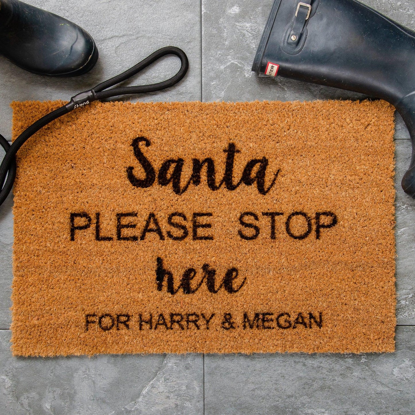 Personalised door mat - Stag Design