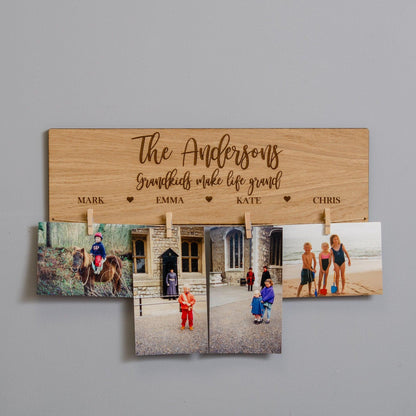 Hanging photo display board - Stag Design