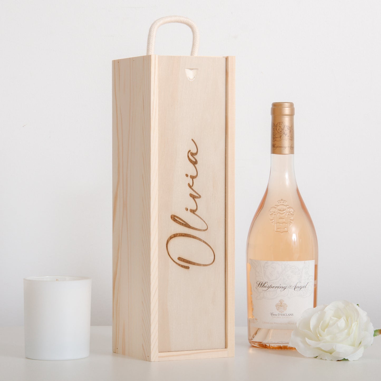 Personalised bottle gift box