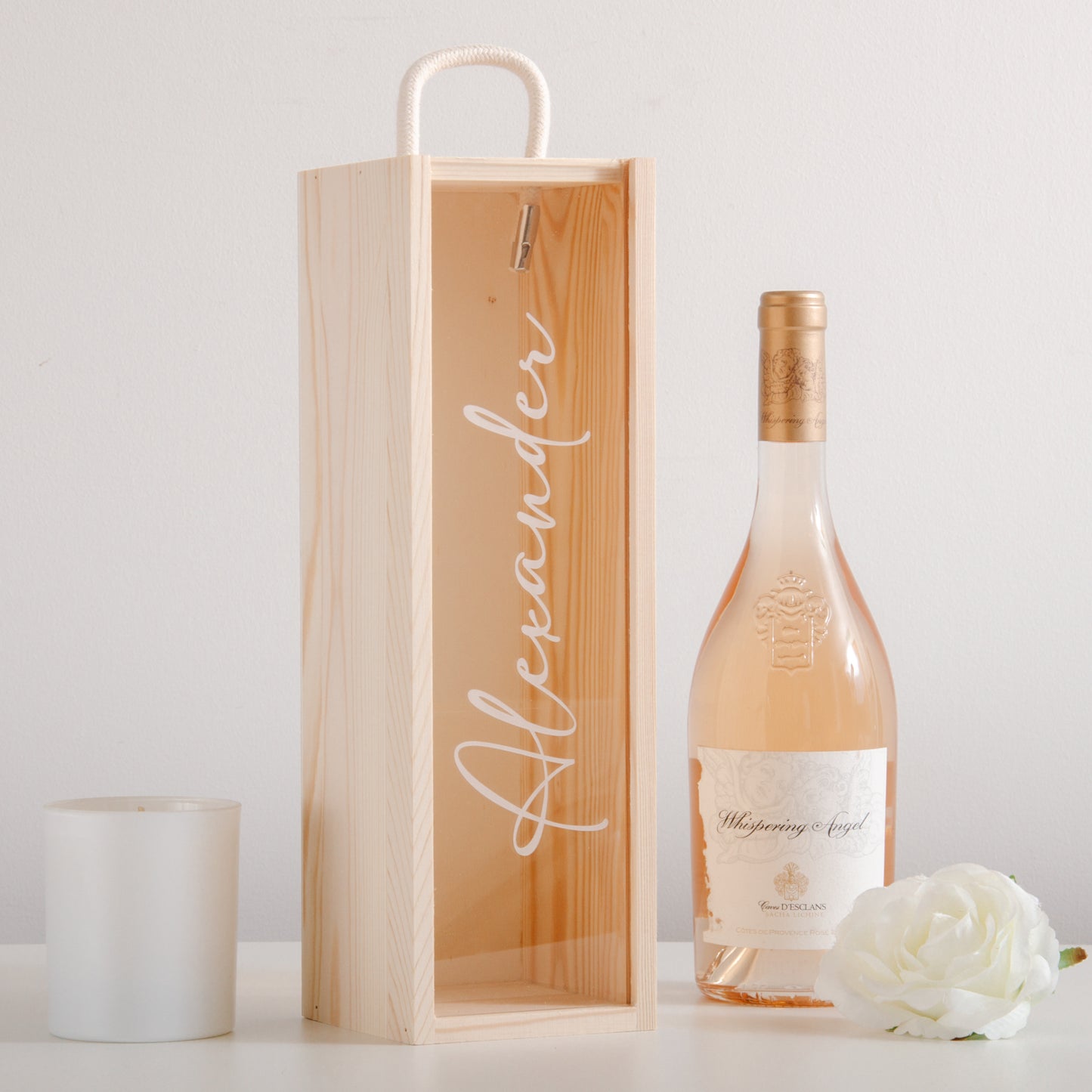 Personalised bottle gift box