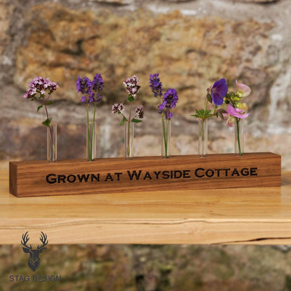 Oak Flower Holder - Stag Design
 - 2