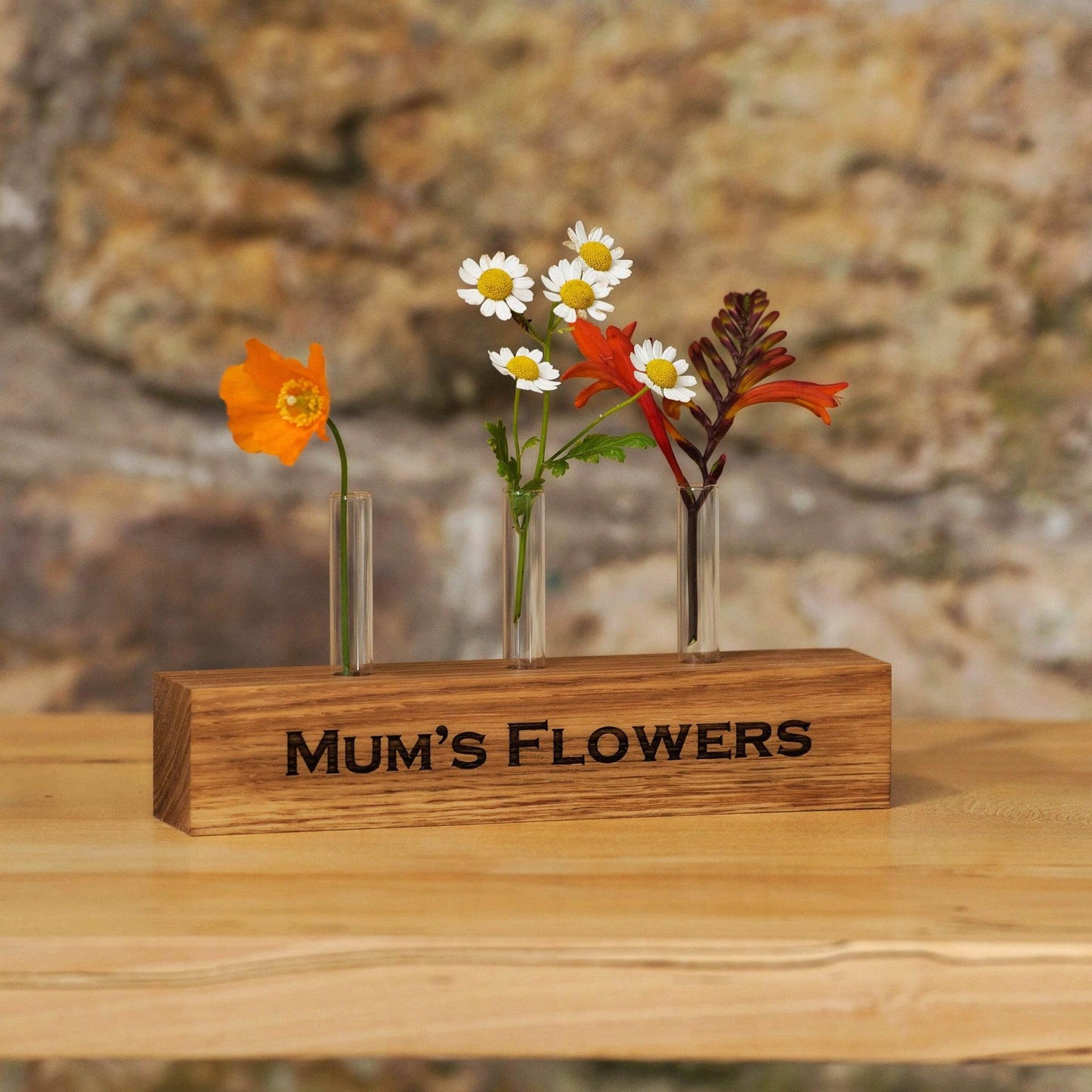 Oak Flower Holder - Stag Design
 - 3