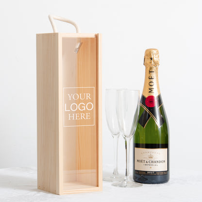 Personalised logo bottle box