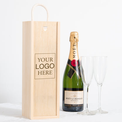 Personalised logo bottle box