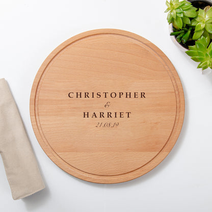 Personalised Wedding Premium Chopping  Board