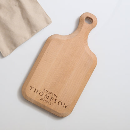 Personalised wedding chopping  board