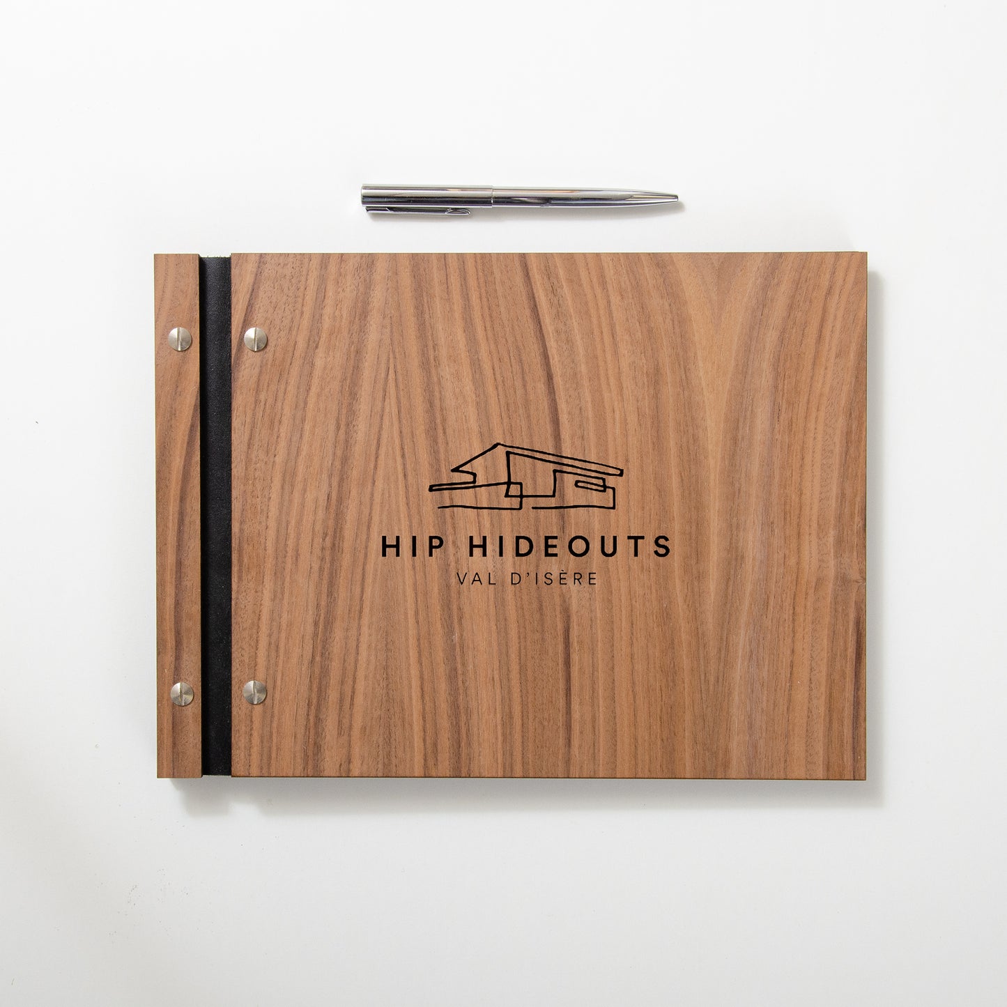 Personalised wooden A4 portfolio corporate