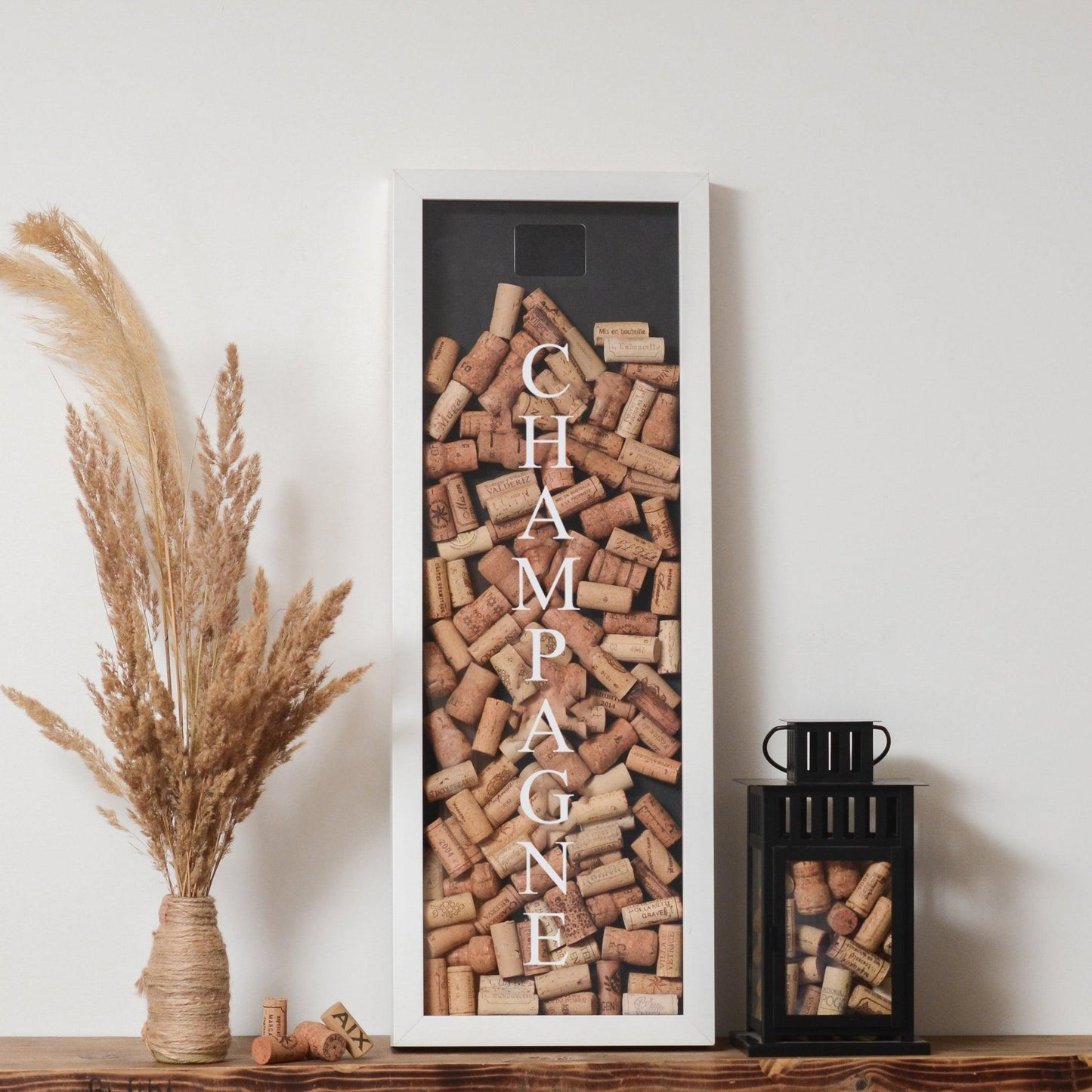 Vertical drinks cork frame - Stag Design